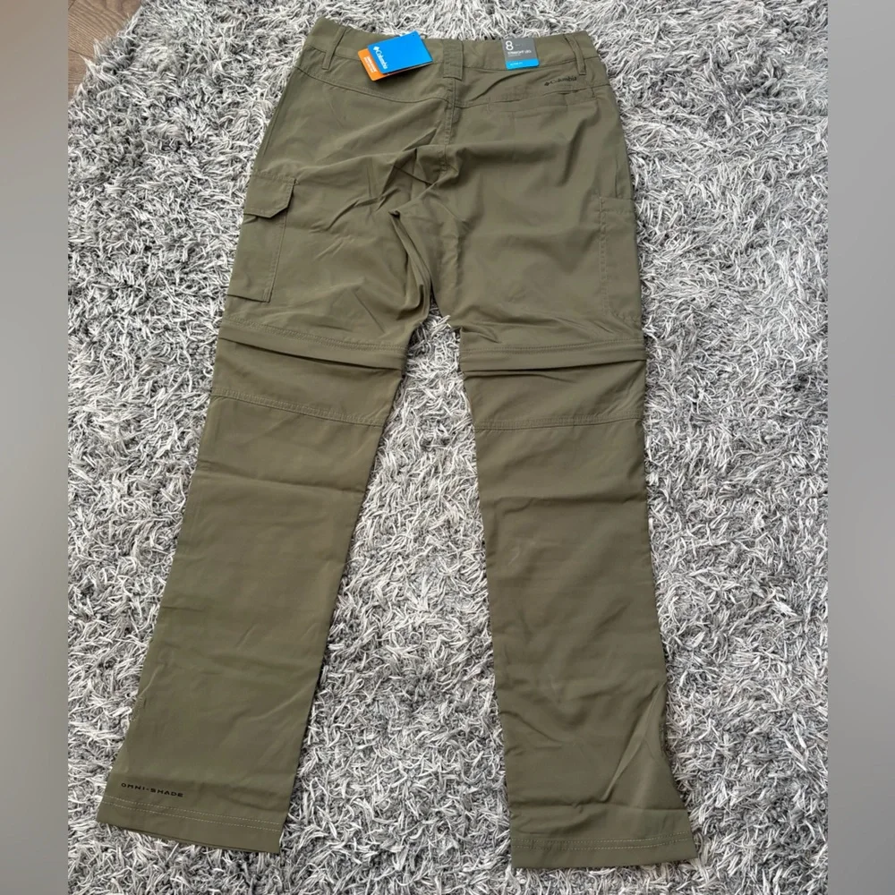 Columbia Women's Silver Ridge Utility Convertible Pants - Stone Green - Size 8 - Picture 8 of 16